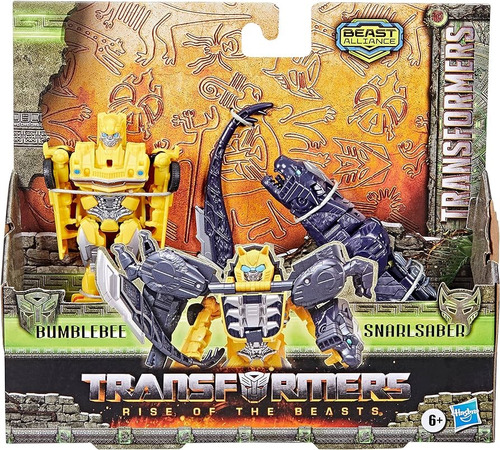 Juguete Transformers Beast Alliance Bumblebee Y Snarlsaber