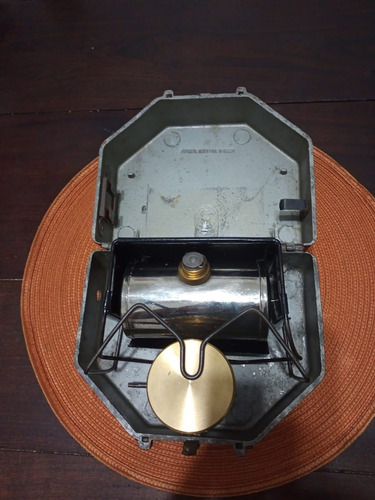 Antiguo Rudil De Viaje, Caja Original, Calentador Argentino (Usado)