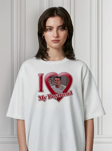 Remera Chandler Bing Boyfriend Personalizada Unisex Friends