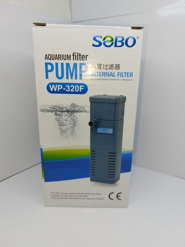 Filtro De Agua Sumergible Sobo Wp-320f 500l/h Acuarios