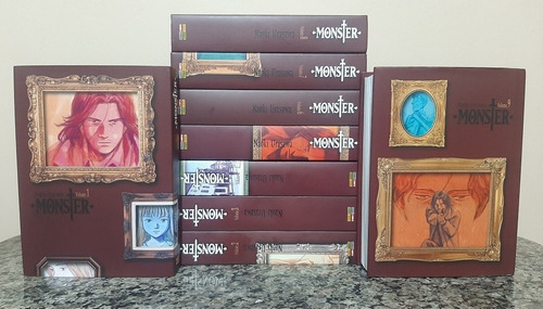 Mangás Monster Kanzenban Volumes 1 Ao 9 Coleção Completa