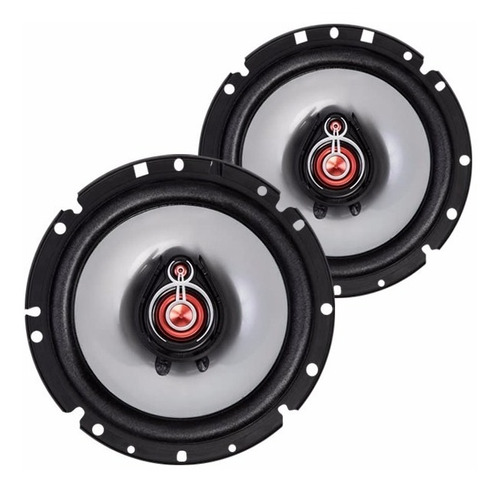 Par Alto Falante 6 Bomber Triaxial Flat 60w Rms 4 Ohms