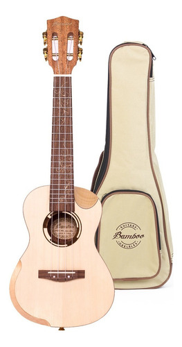 Ukelele Tenor Sapele Bamboo Con Funda U-26-queen-st