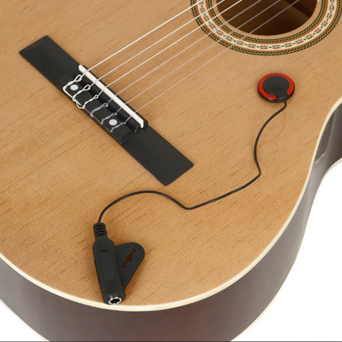 Transductor Piezoeléctrico Portátil Eq T-11 Para Guitarra Ac