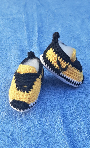 Zapatitos Bebe A Crochet (0 A 3 Meses)