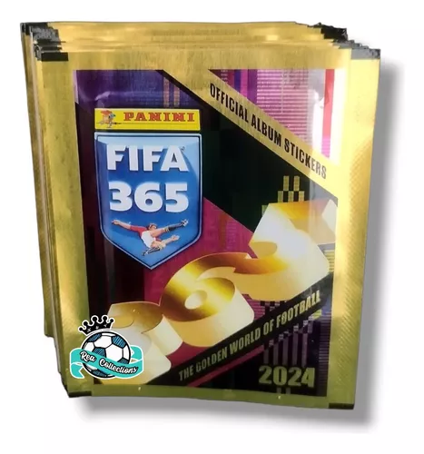 Colección De Estampas FIFA 365 2024. Álbum Pasta Suave + 4 Sobres