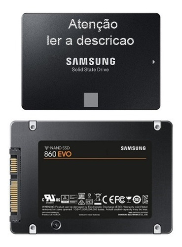 Hd Ssd Samsung Evo 860 250gb 550mb/s Sata3 Original