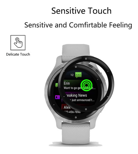 Yifntang 4 Pacce Protector Para Garmin Venu 2s Smartwatch, H