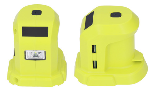 Adaptador Convertidor De Batería, Doble Puerto Usb, Adaptado