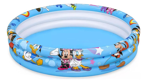 Pileta Redonda 3 Aros Mickey Bestways 122x25 Cm 91007 F