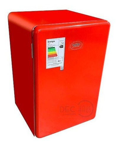 Refrigerador Frigobar Maigas Retro Rojo 116lts/dechaus