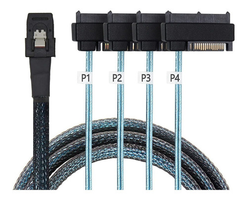 Cable Mini Sas Sff 8087 A 4 Sas Sff 8084