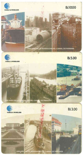 Tarjetas Telefónicas Panama Serie: Canal..!!!!