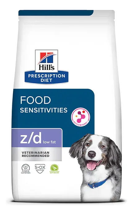 Ração Hill's Z/d Low Fat Cães Ad Food Sensitivities 3,63kg