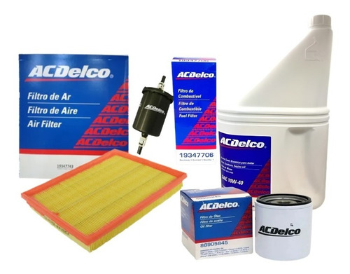 Kit Filtros Y Aceite Chevrolet Acdelco Meriva 1.8 2012