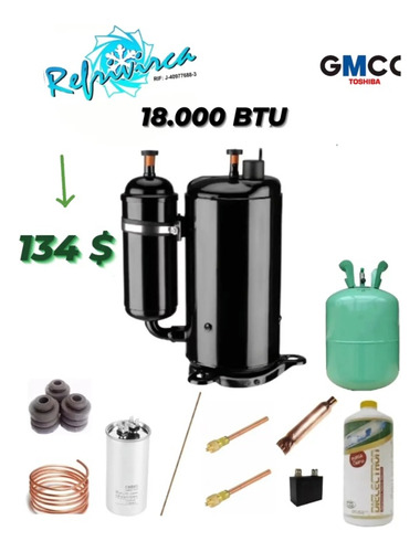 Combo Compresor 18.000 Btu