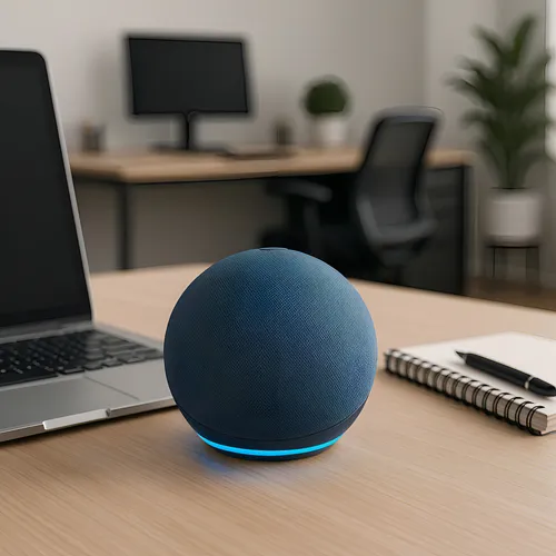 Echo Dot 5a Geração Com Alexa | Smart Speaker Som Potente Cor Azu...