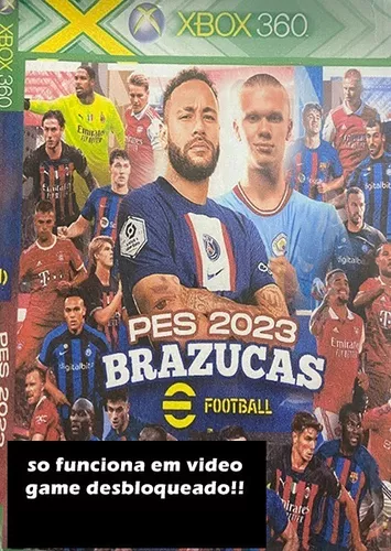 Jogo Futeboll Xbox 360 Pes2023 Brasukas Atualizado