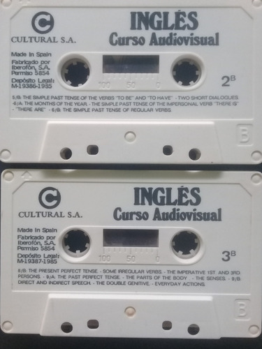 Cassettes De Ingles Curso Audiovisual