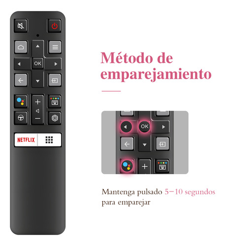 Control Remoto De Voz Inteligente Rc802v Fmr1 Para Tv Lcd Le