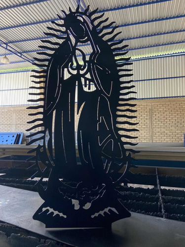 Virgen De Guadalupe Metálica 80 X 40 Cm