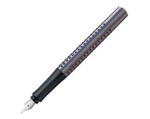 Lapicera Pluma Fuente Faber-castell Grip - Glam Silver