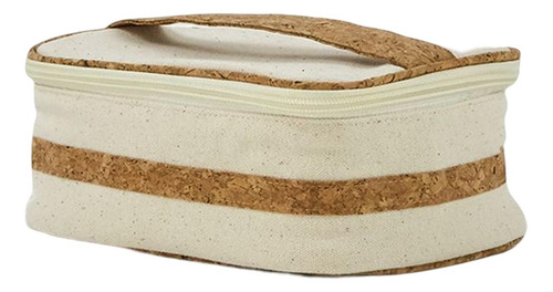 Bolsa De Maquillaje De Lona De Uso MĂșltiple Con Accesorios