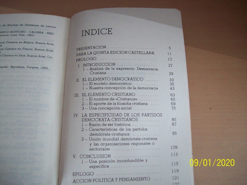 Rafael Caldera. Especificidad Democracia Cristiana, 1977 (Usado)