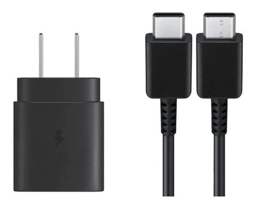 Cargador Super Rapido De 25w Y Cable Compatible Con Samsung