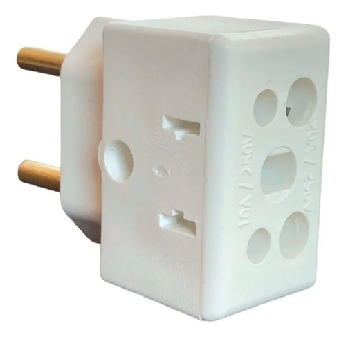 Adaptador Bob Esponja Tomada Pino Fino 10a/20a 3p Atacado