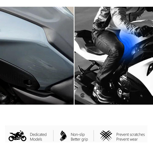 Alfombrilla Depósito Lateral Para Yamaha Yzf-r3 R3 2015-2018