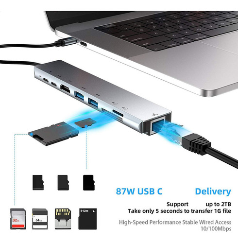 Ta Estação De Acoplamento Tipo C Hub Usb C Tipo C Estação