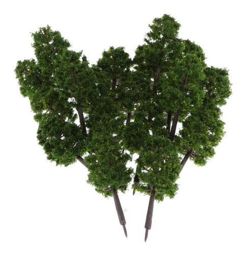 20pcs Model Tree Architecture Train Railway Wargame Diorama