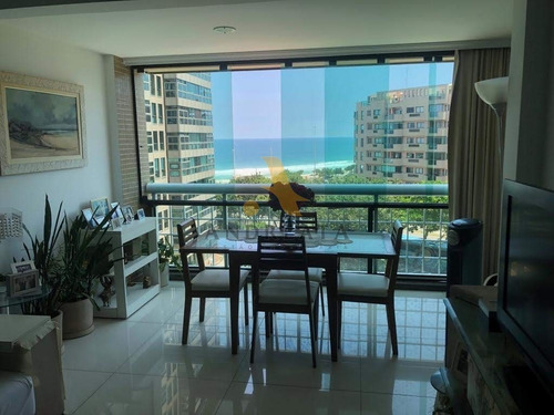 Imagem 2 de 18 de Alfa Barra - Lindo Apartamento Vista Mar - 4 Quartos - Sqa2090d - 70009345