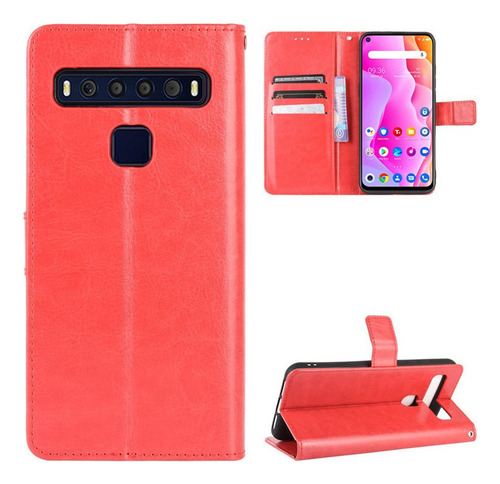 Funda De Cuero Para Tcl 10 Lite 10l Estilo De Negocio Flip