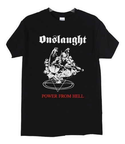 Polera Onslaught Power From Hell Metal Abominatron