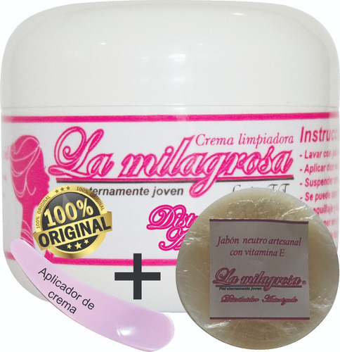 Crema Milagrosa-etiqueta Tradicional Con Jabón Por $206