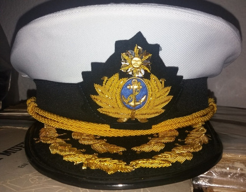 Gorra De Almirante De La Marina O Armada De Uruguay