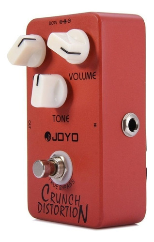 Pedal de guitarra Jf-03 Joyo Lightweight Crunch Distortion True Bypass, color rojo