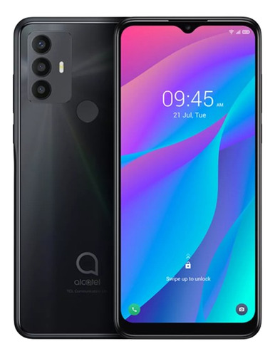 Celular Alcatel 5h Plus 4gb 128gb Space Gray - Empaque Dañad Negro (Usado)