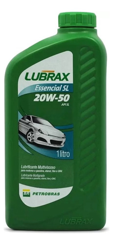 Óleo Lubrificante Lubrax 20w50 Essencial Sl Mineral 1 Litro