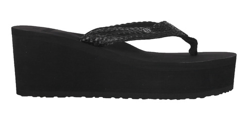 Sandalia Bamers Flip Platform Mujer Negro