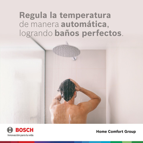 Calentador de Agua Instantáneo Modulante a Gas Natural, 20 Litros por Minuto, Para 4 Regaderas, Wifi (Accesorio por separado) , Balanz Vento Marca Bosch