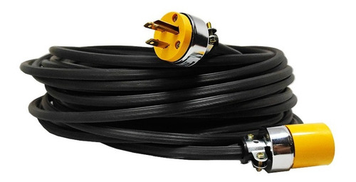 Extension Electrica Cca De Uso Rudo Konect 2x#12 15m Negro