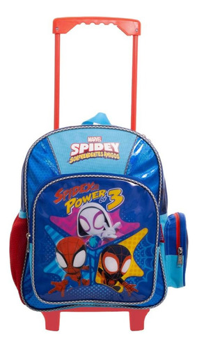 Mochila Escolar Ruz Spidey Color Azul Diseño Spidey