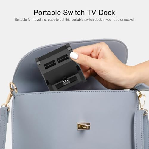 Dock Porttil Para Nintendo Switch & Oled - 4k, Type-c