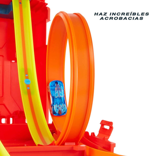 Pista Hot Wheels Track Builder Caja De Acrobacias Extrema