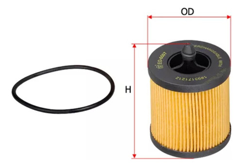 Filtro De Aceite Eo-6507 1#93171212 12605566 12579143