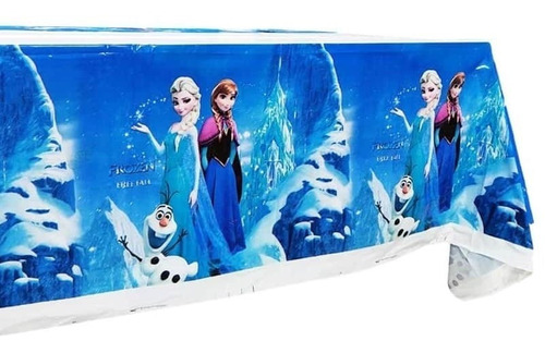 Mantel Frozen Mesa Fiesta Plastico Rectangular Infantil