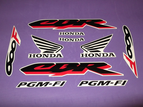 Kit De Stickers Calcomanias Para Moto Honda Cbr 600 F